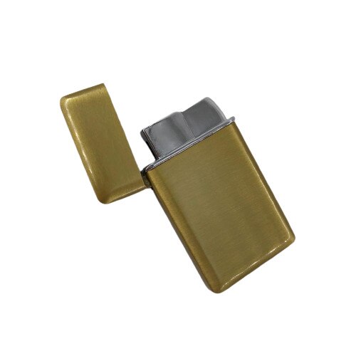 Bricheta anti-vant Goldie, incarcare gaz, 6 cm, auriu