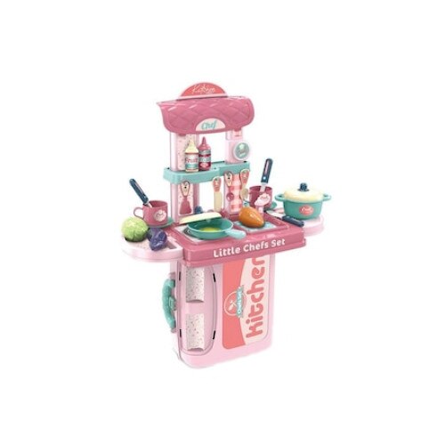 Bucatarie mobil pentru copii, cu servieta 53x42x21 cm