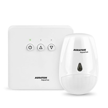Controler pompa fara fir, Auraton AQUARIUS SET, pentru sistemul ACM, activat de senzorul de miscare in sistemul de incalzire intern, alb Controler pompa fara fir, Auraton AQUARIUS SET, pentru sistemul ACM, activat de senzorul de miscare in sistemul de incalzire intern, alb