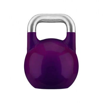 Gantera kettlebell de competitie, Gorilla Sports, 20 Kg, Violet Gantera kettlebell de competitie, Gorilla Sports, 20 Kg, Violet