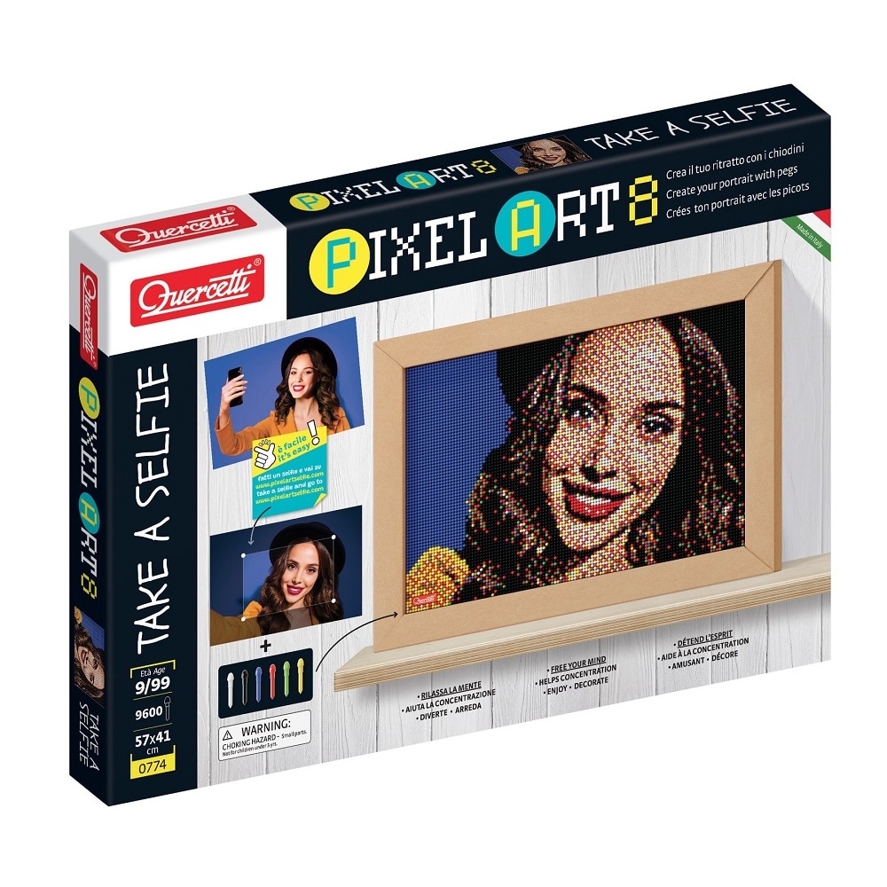 Quercetti Pixel Art 8 Take A Selfie - Set de artizanat
