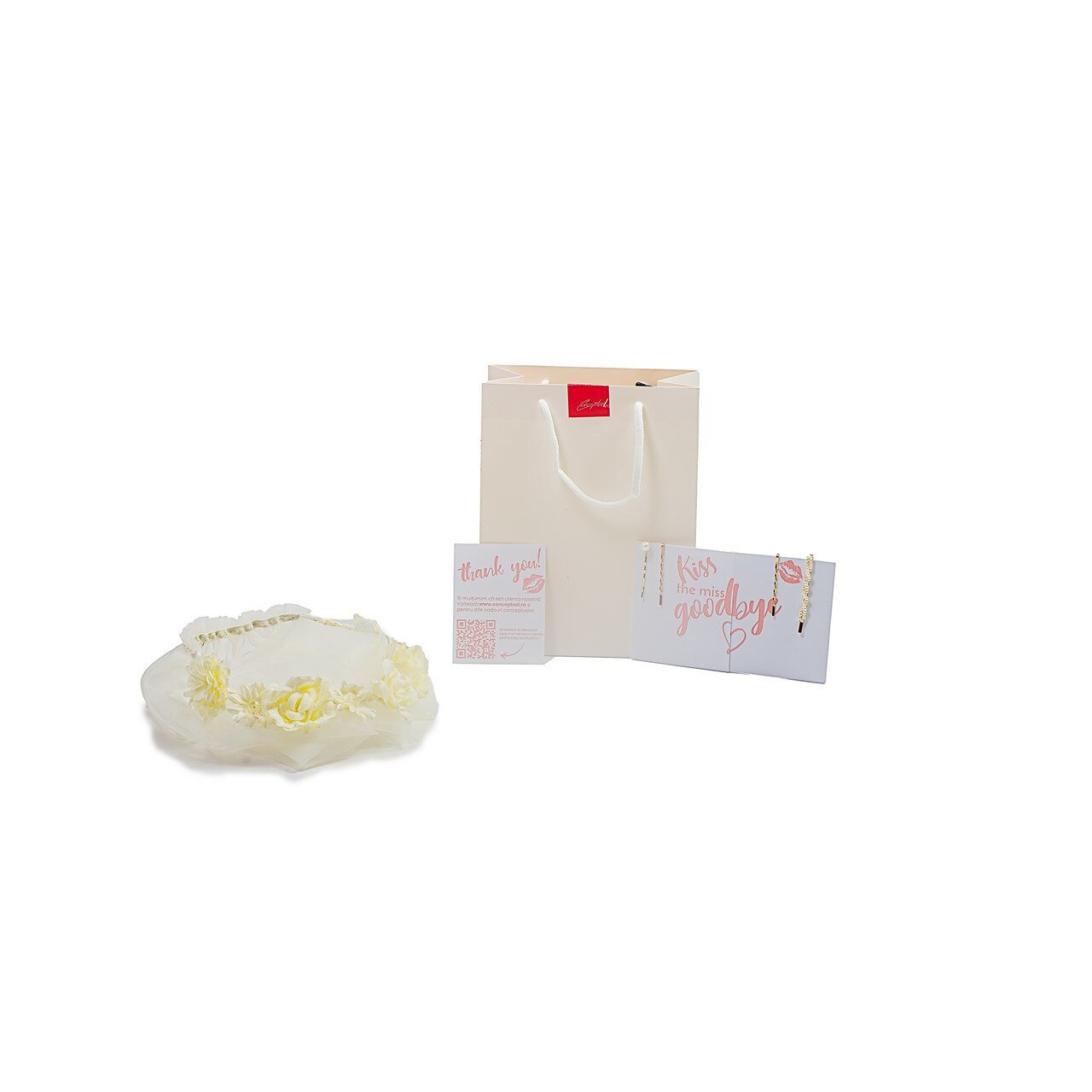 Set petrecerea burlacitelor Ivory Boho Bride