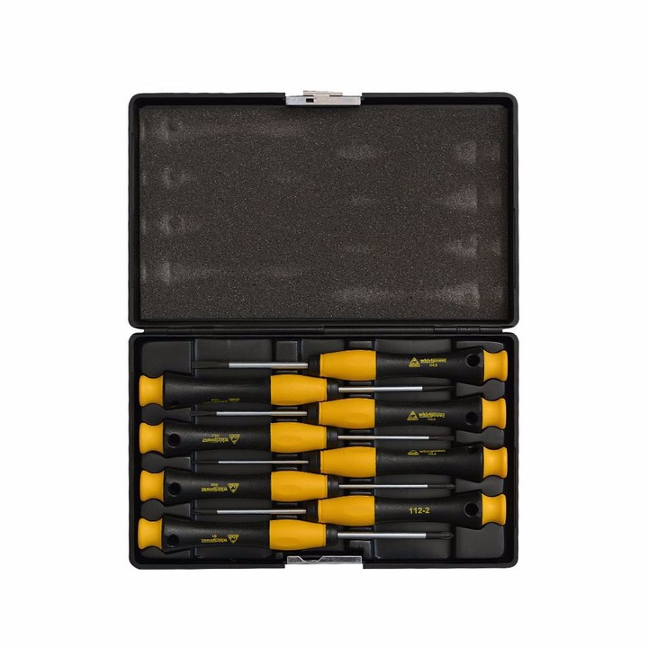 Комплект отвертки WhirlPower, Antistatic, 8 броя