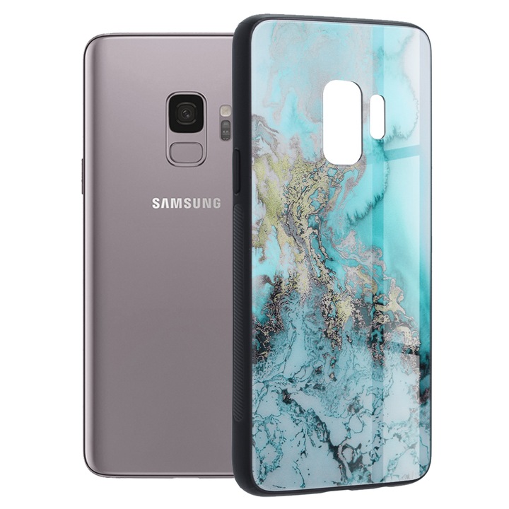 Кейс за Samsung Galaxy S9, Techsuit Glaze Series, Blue Ocean