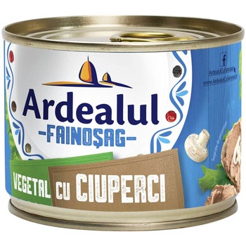 Pate Vegetal Ardealul, cu Ciuperci, 200 g Pate Vegetal Ardealul, cu Ciuperci, 200 g