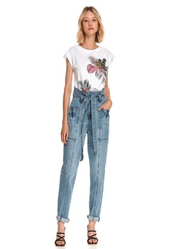 Tricou pentru femei, TOP SECRET, SPO5157, Alb Tricou pentru femei, TOP SECRET, SPO5157, Alb