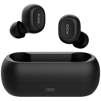 Casti Bluetooth Wireless QCY T1c, Black Casti Bluetooth Wireless QCY T1c, Black