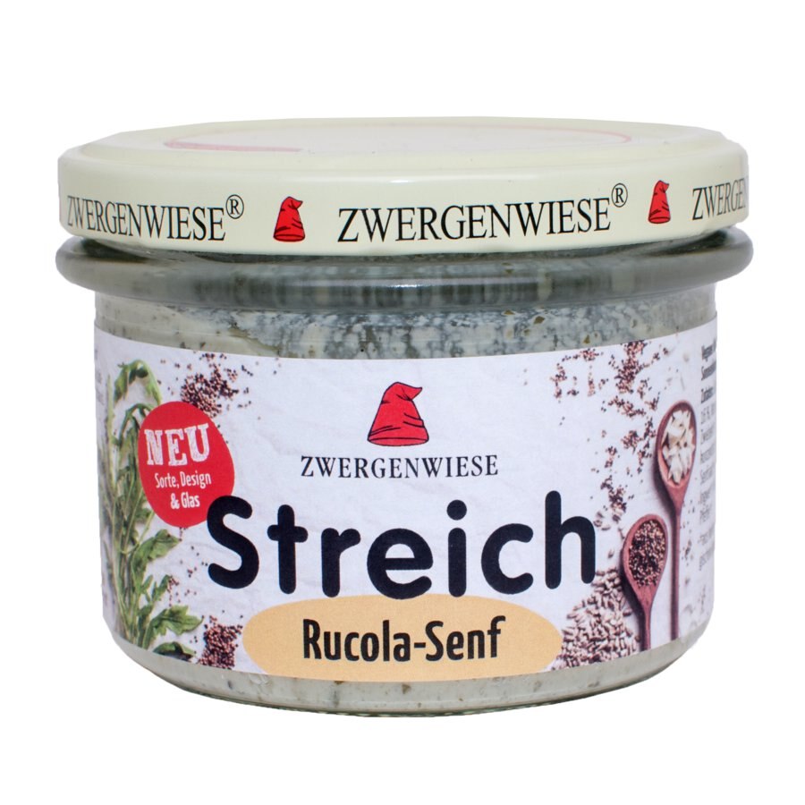 Pate vegetal cu rucola si mustar, Zwergenwiese, bio, 180g