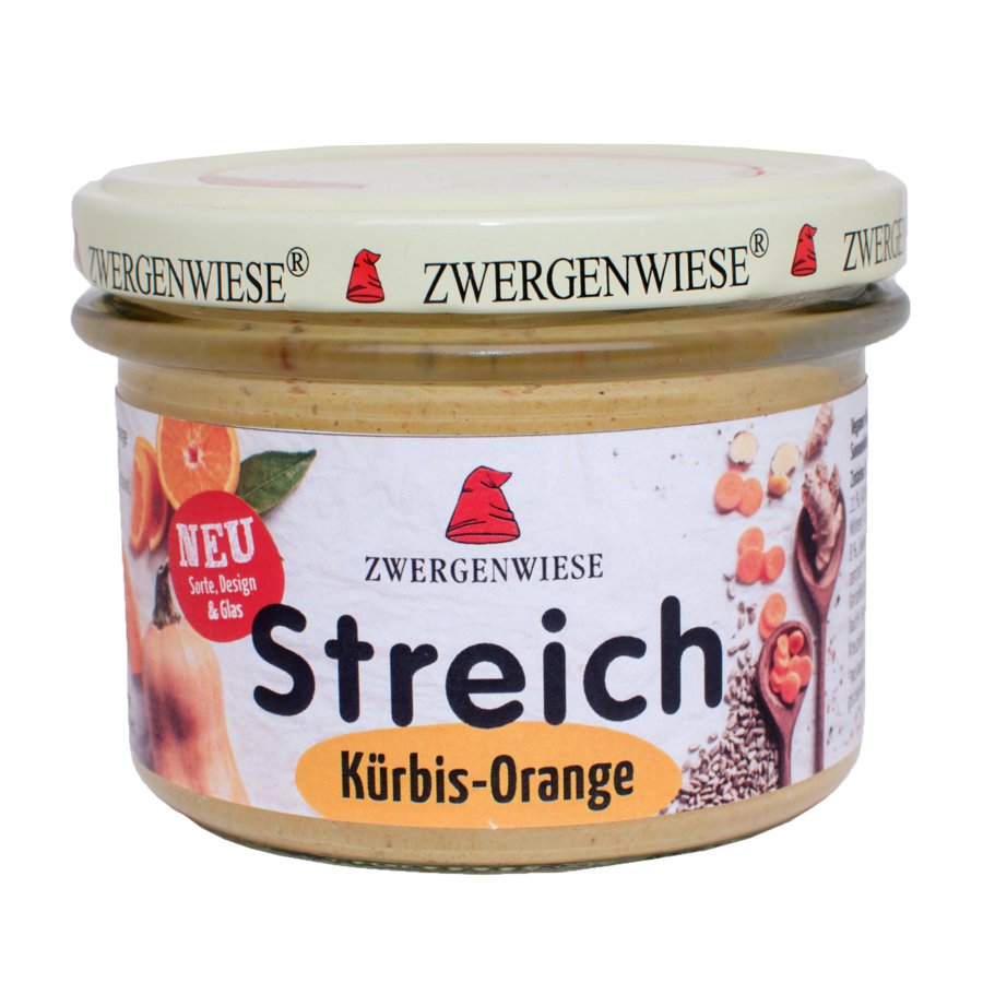 Pate vegetal de dovleac cu portocala, Zwergenwiese, bio, 180g