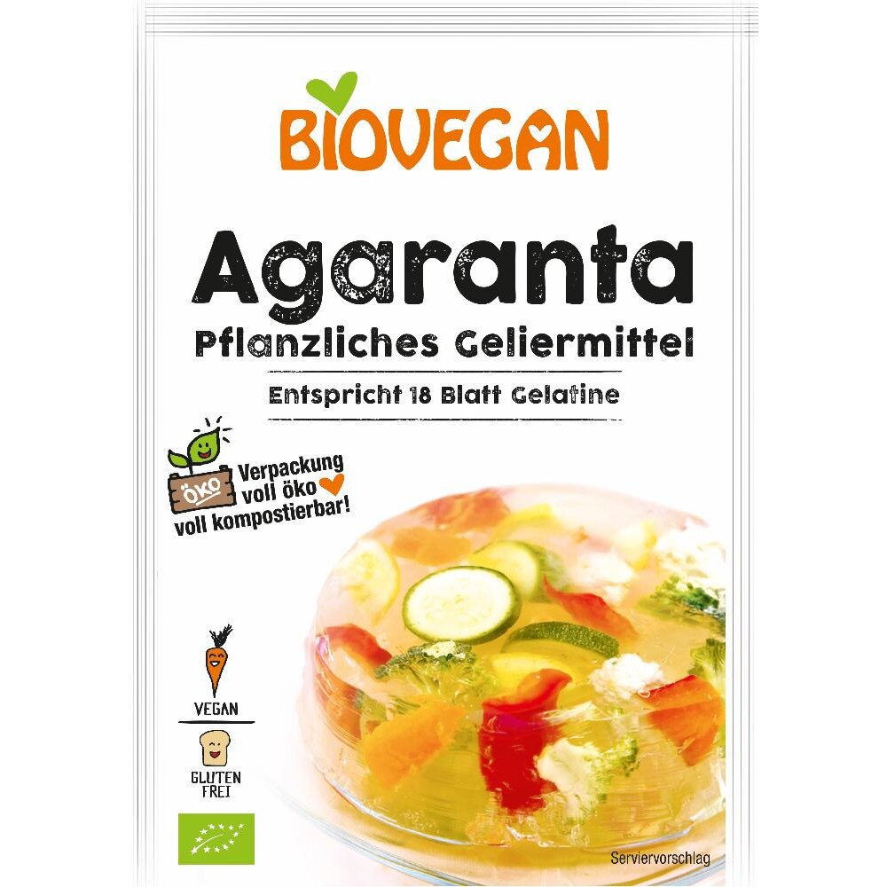Gelatina pentru legume, Biovegan, bio, 18g