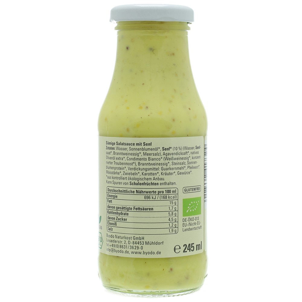 Dressing cu mustar pentru salate bio, 245g, OEM - eMAG.ro