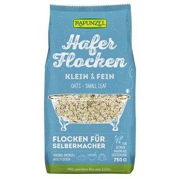 Fulgi mici de ovaz, Rapunzel, bio, 750g Fulgi mici de ovaz, Rapunzel, bio, 750g