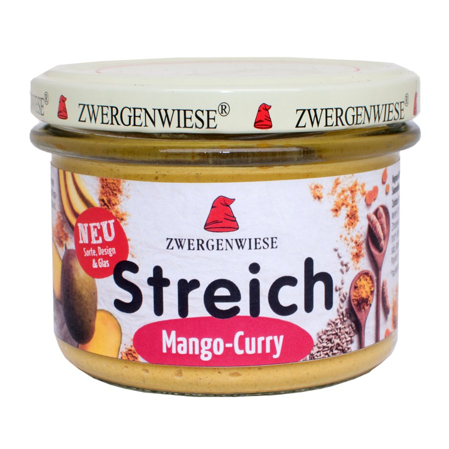 Pate vegetal cu mango si curry, Zwergenwiese, bio, 180g