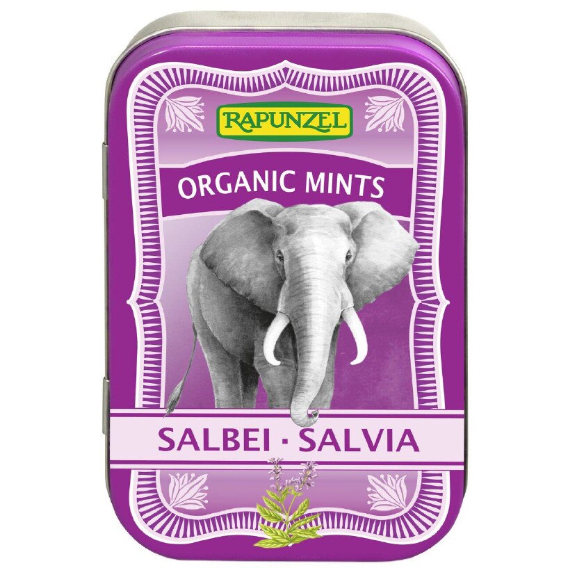 Mints Drajeuri cu salvie, Rapunzel, bio, 60g