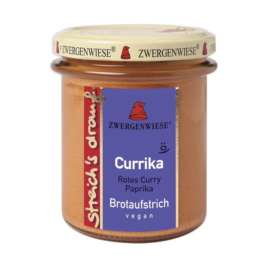Pasta tartinabila cu ardei si curry, Zwergenwiese, bio, 160g