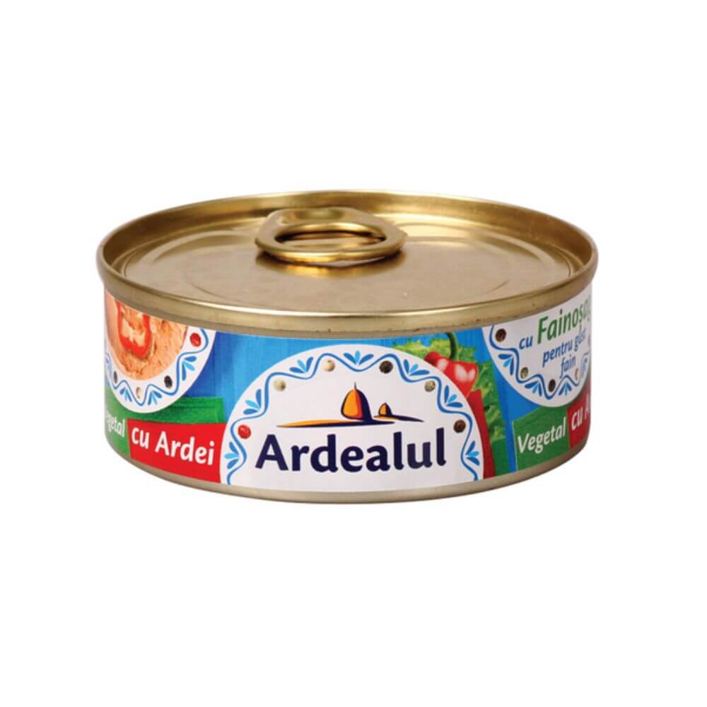 Pate Vegetal Ardealul, cu Ardei, 100 g
