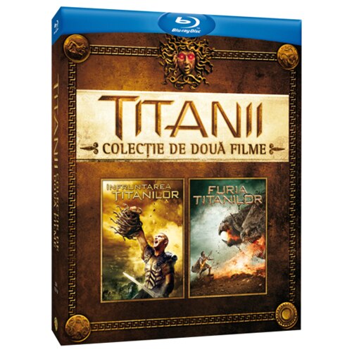 PACHET FILME CLASH OF THE TITANS / WRATH OF THE TITANS [BD] [2012]