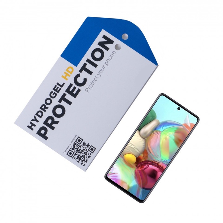 Удароустойчив протектор Ofisite за Samsung Galaxy A71, Hydrogel HD, Антибактериално покритие