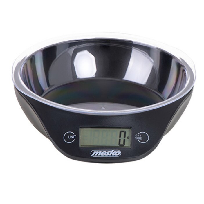 Cantar de bucatarie cu castron MS3164, negru