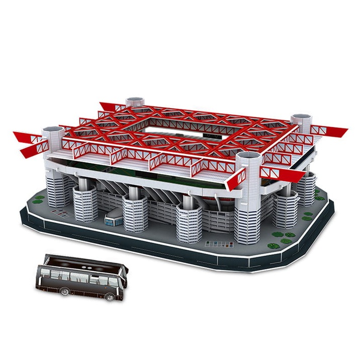 3D пъзел Habarri, AC Milan/Inter Milano Stadium, 154 части, 26x34.5x10.6 см