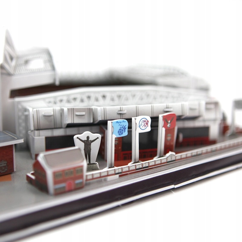Puzzle 3D Stadion Fotbal, Anfield Liverpool UK, Habarri, Model Realist ...