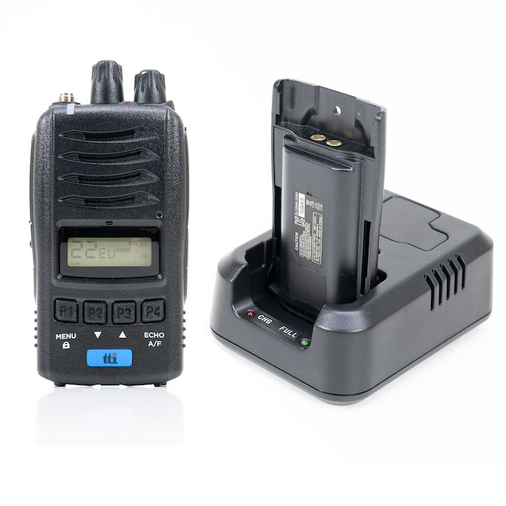 CB TTi TCB-H100 rádióállomás csomag és TTI AK-H100 tartozékkészlet