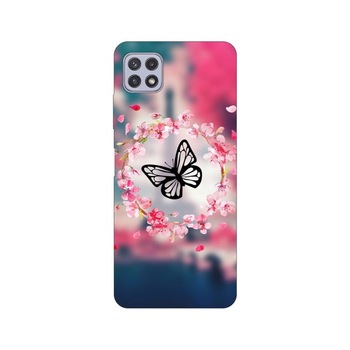 Husa Silicon Soft Upzz Print Compatibila Cu Samsung Galaxy A22 5G Model Butterfly Husa Silicon Soft Upzz Print Compatibila Cu Samsung Galaxy A22 5G Model Butterfly