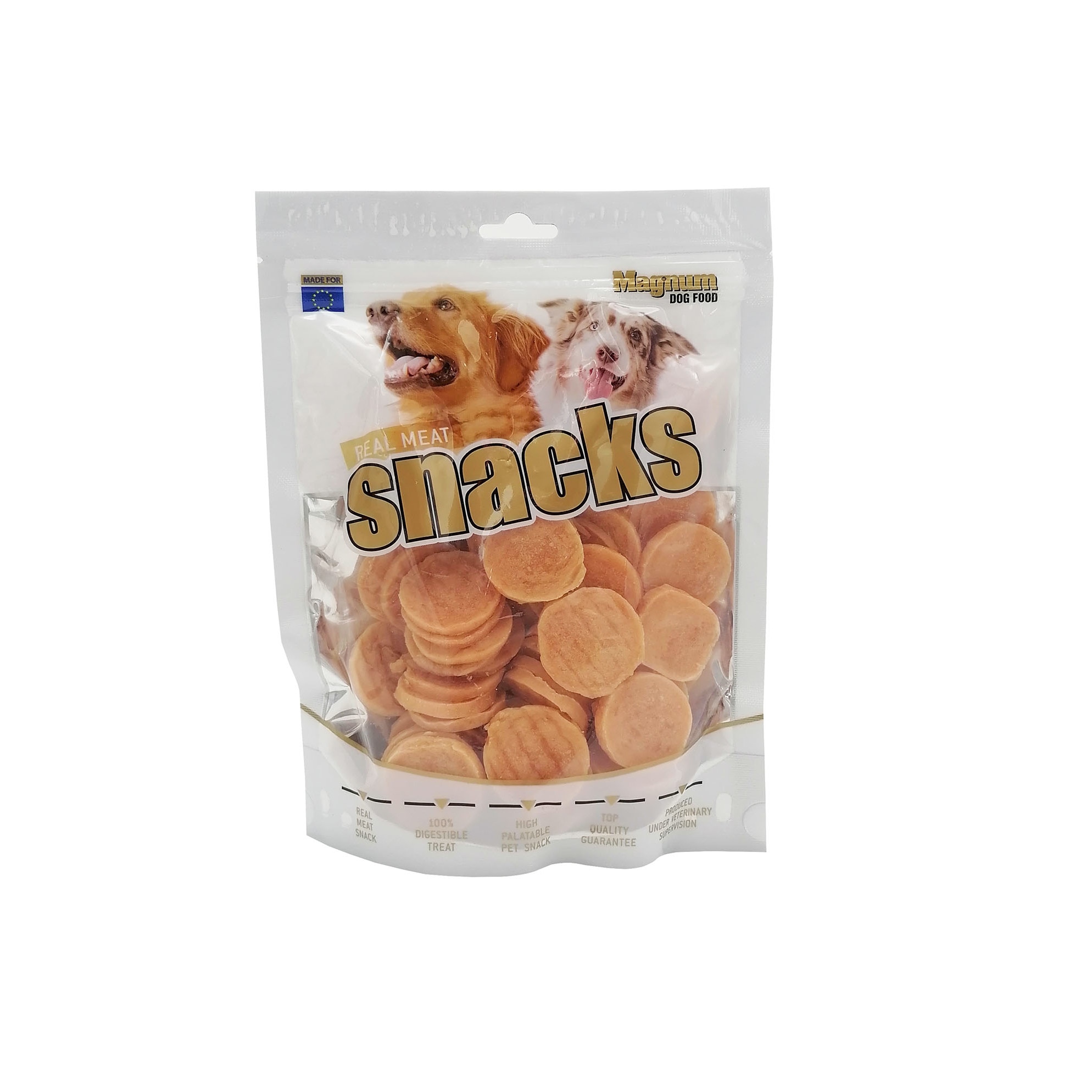 Recompense pentru caini, Magnum, rondele de pui, 250 g, 16514