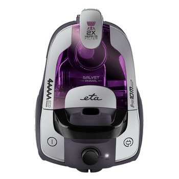 Aspirator fara sac ETA Salvet Animal 1513, 700 W, 2.2 litri, motor ECO, filtre HEPA Aspirator fara sac ETA Salvet Animal 1513, 700 W, 2.2 litri, motor ECO, filtre HEPA