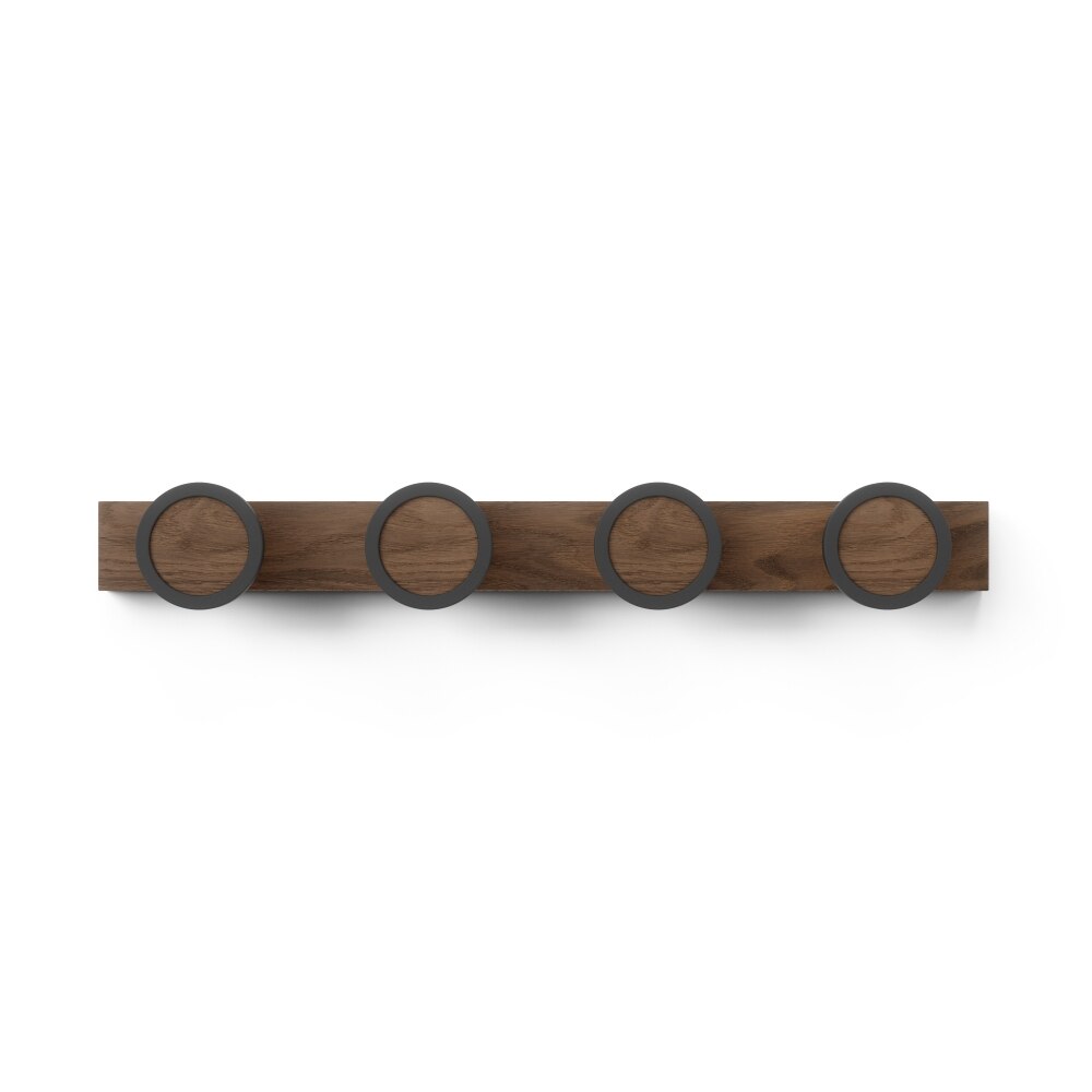 Cuier HUB 4 agatatori maro, Umbra, 7x50 cm, 1016843-048