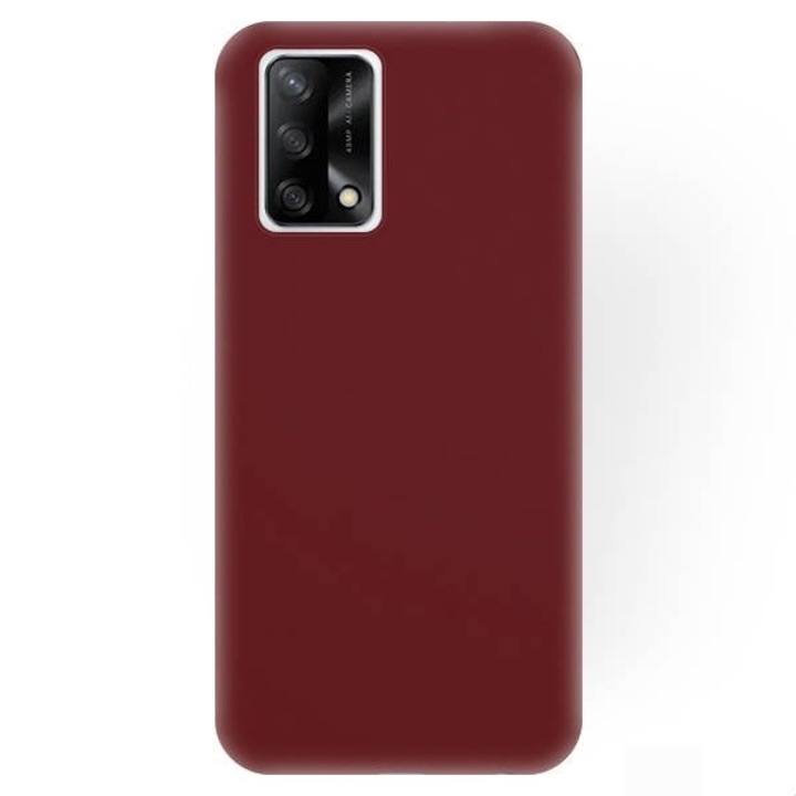 Husa pentru OPPO A74 4G - Ultra Slim, Mat, Visiniu