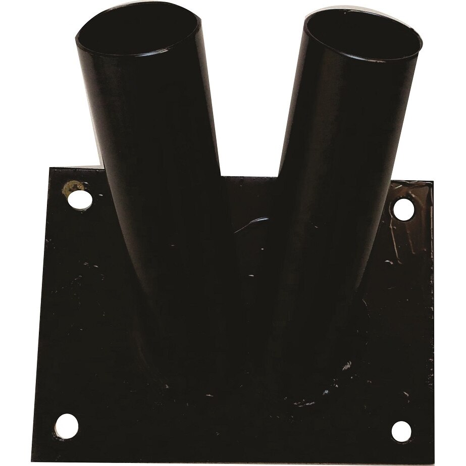 Suport pentru doua steaguri, SST002,negru