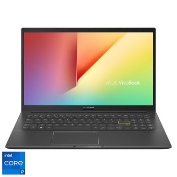 Laptop ASUS VivoBook 15 K513EA cu procesor Intel® Core™ i7-1165G7, 15.6 Laptop ASUS VivoBook 15 K513EA cu procesor Intel® Core™ i7-1165G7, 15.6