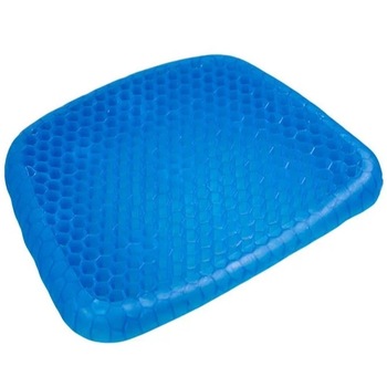 Perna ortopedica de sezut, cu gel, albastra, 42x34 cm Perna ortopedica de sezut, cu gel, albastra, 42x34 cm