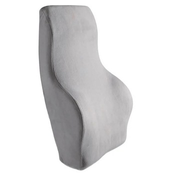 Perna ortopedica de suport lombar din spuma cu memorie, gri, 48x38 cm Perna ortopedica de suport lombar din spuma cu memorie, gri, 48x38 cm