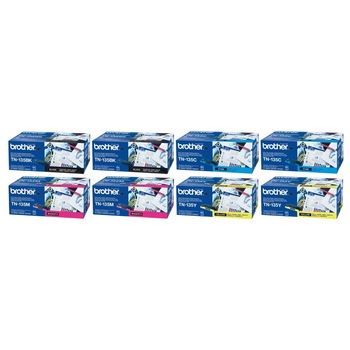 Pachet Cartus toner Brother Original 2x TN135BK Negru 2x TN135C Cyan 2x TN135M Magenta 2x TN135Y Galben 34000 pagini Pachet Cartus toner Brother Original 2x TN135BK Negru 2x TN135C Cyan 2x TN135M Magenta 2x TN135Y Galben 34000 pagini