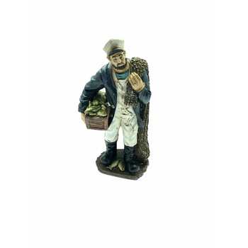 Figurina decorativa Atelier, Marinar cutie pesti, Ceramica, 32cm Figurina decorativa Atelier, Marinar cutie pesti, Ceramica, 32cm