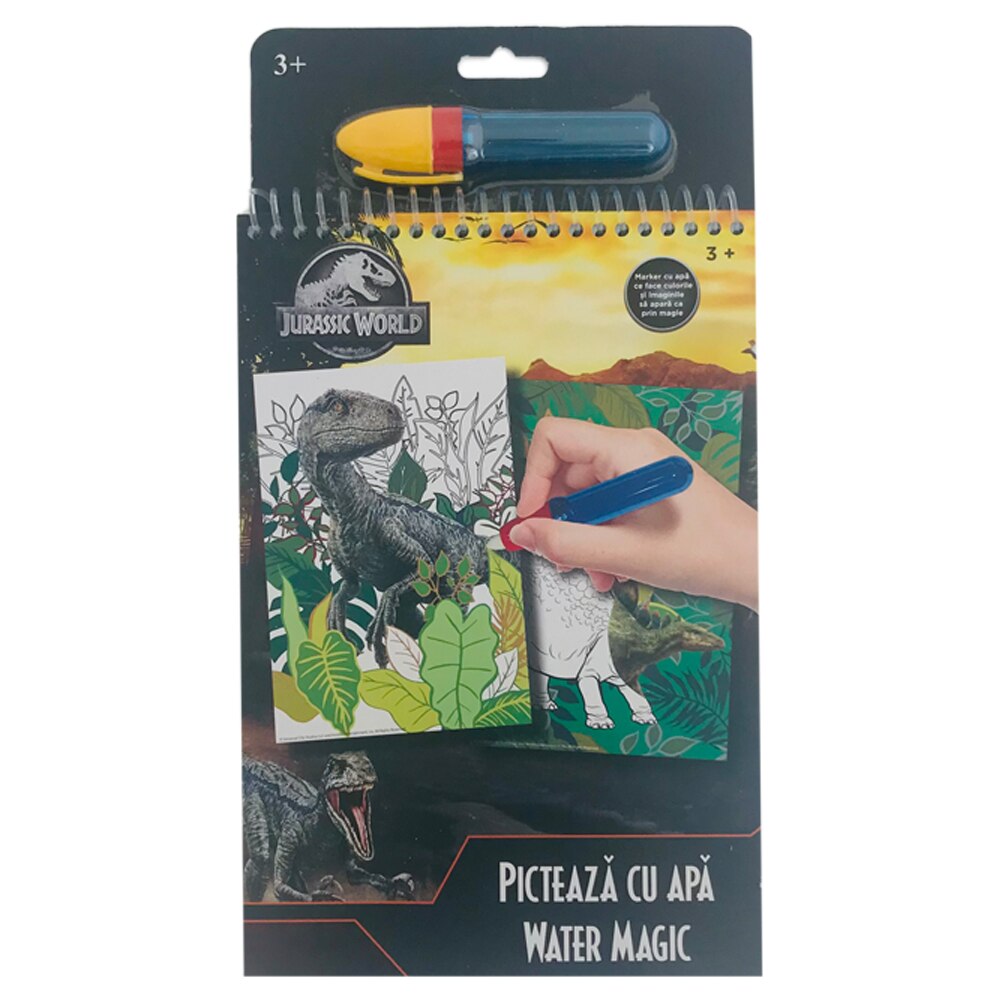 Set pictura-Picteaza cu apa Jurassic