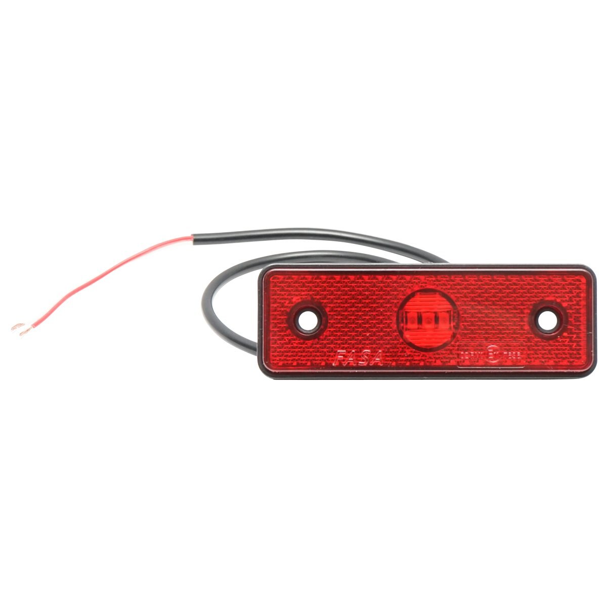 Lampa laterala rosie cu LED