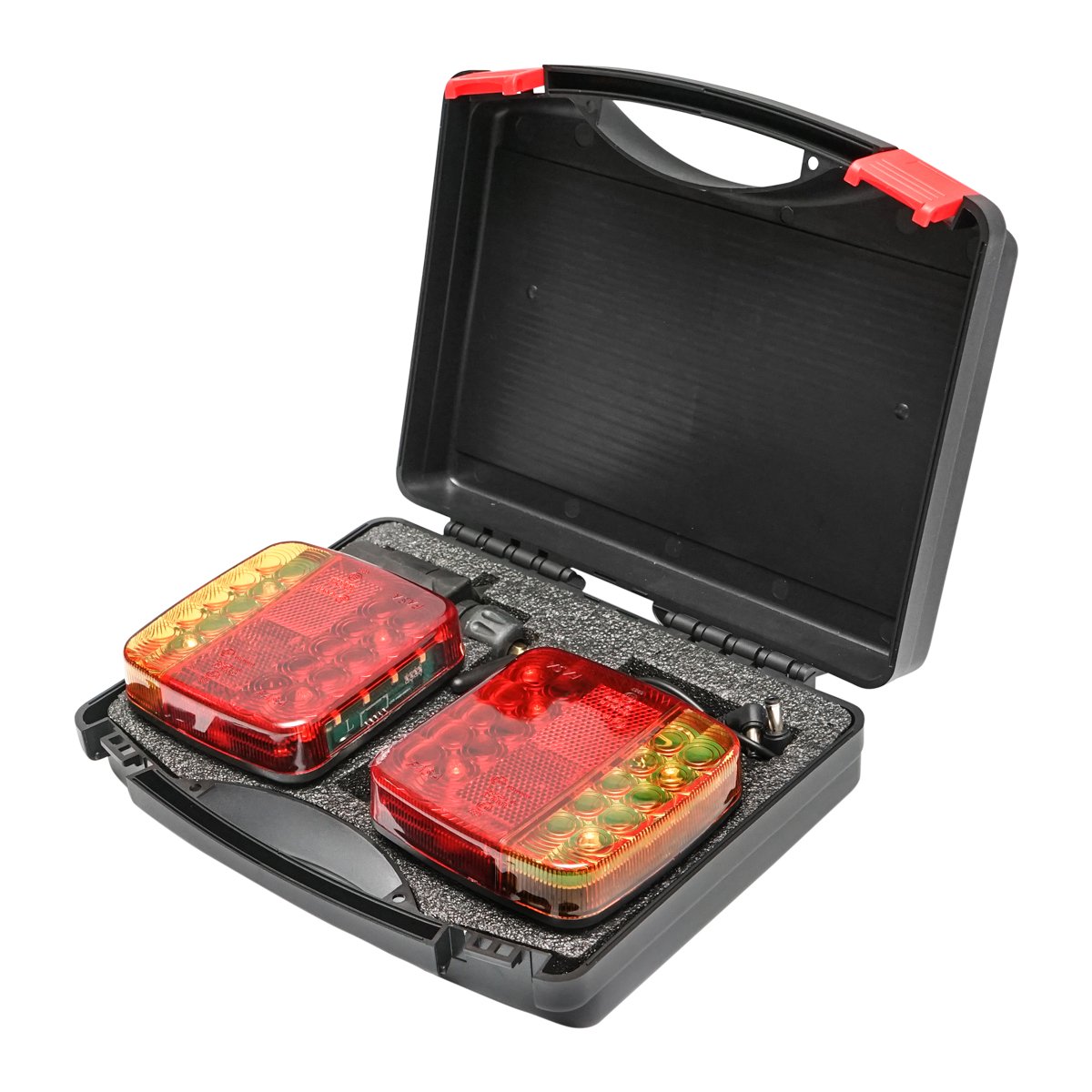 Set lampi magnetice cu control wireless 12/24V baterie 3.7V/2000mAh cablu 30m IP65 Breckner Germany