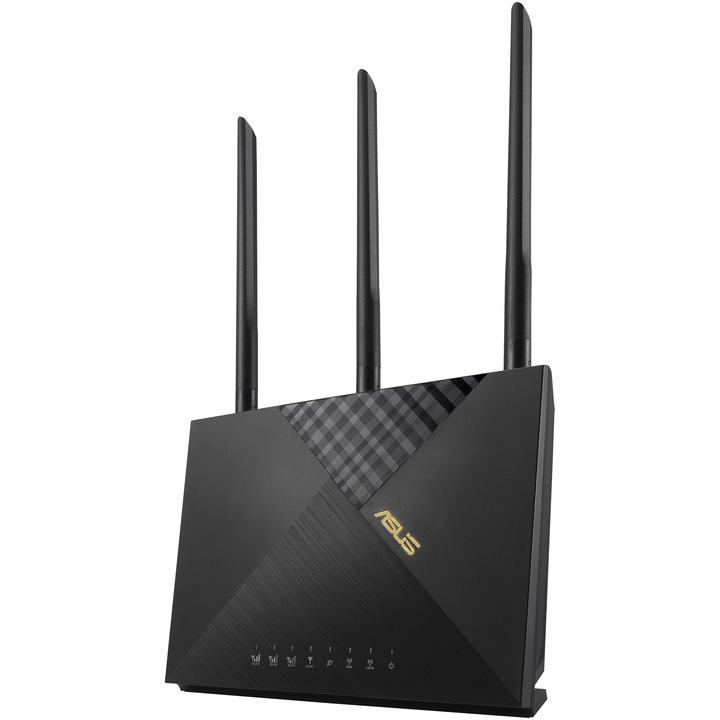 Router Wireless ASUS 4G-AX56, AX1800, Dual-band, Wi-Fi 6, 4G LTE, AiProtection