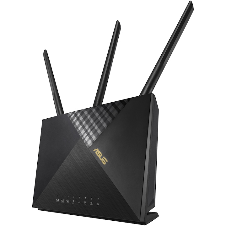 Router Wireless ASUS 4G-AX56, AX1800, Dual-band, Wi-Fi 6, 4G LTE, AiProtection
