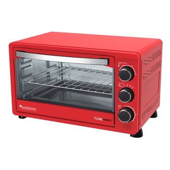 Cuptor Electric Convectie TurboTronic TT-EV23, 1500W, 230 de grade, 23L, Timer, Grill, Rosu Cuptor Electric Convectie TurboTronic TT-EV23, 1500W, 230 de grade, 23L, Timer, Grill, Rosu