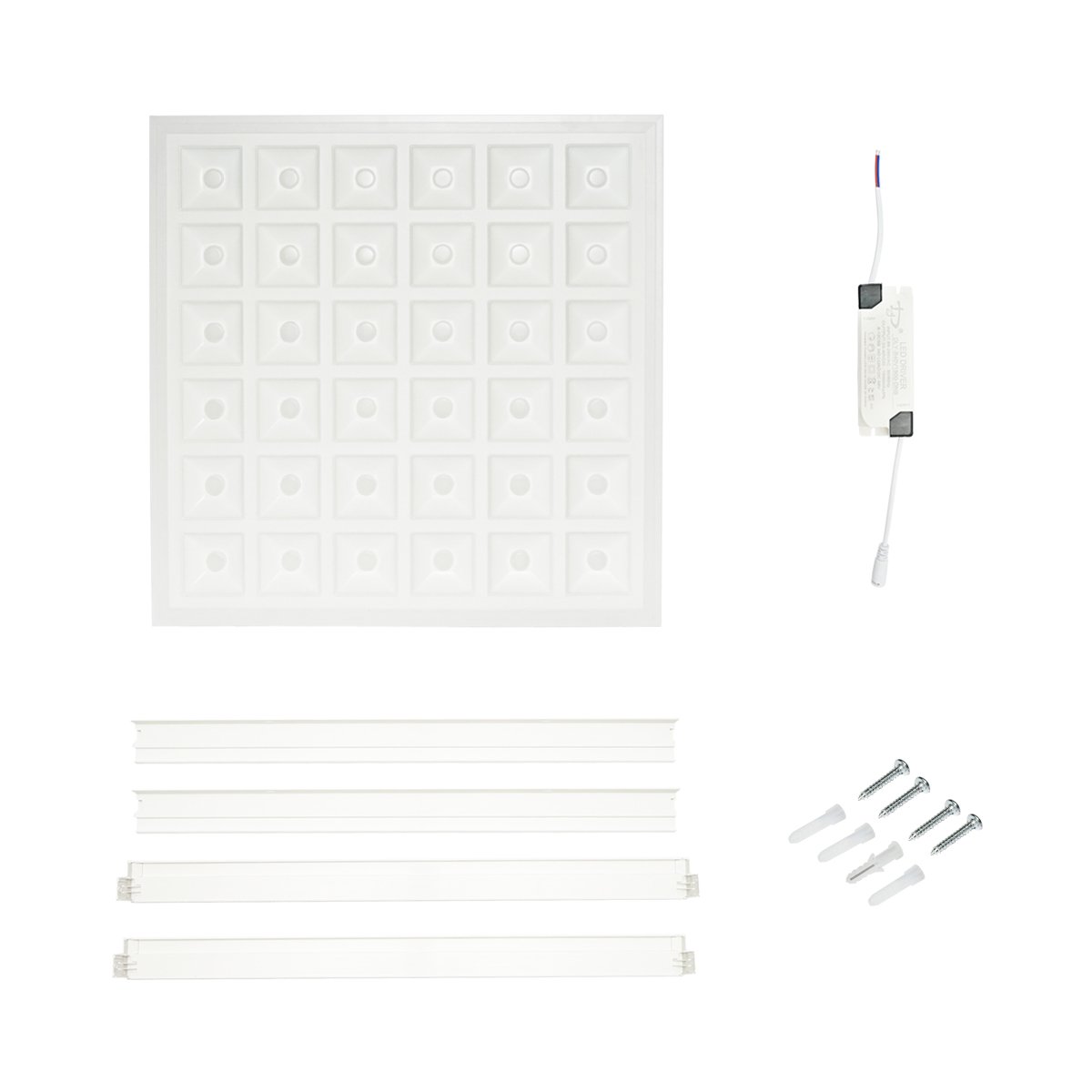 Panou LED cu rama 220V/60W 6400K 600x600mm cu driver 1500mA Breckner Germany