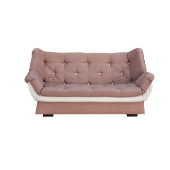 Canapea Extensibila 3 locuri Zara cu Brate fixe, Structura metalica si saltea din spuma siliconata, maro deschis/bej, lungime 188 cm Canapea Extensibila 3 locuri Zara cu Brate fixe, Structura metalica si saltea din spuma siliconata, maro deschis/bej, lungime 188 cm