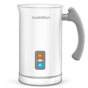 Dispozitiv spumare lapte 3 in 1, HadinEEon, Otel inoxidabil, 500ml, 650W, 120V, Alb Dispozitiv spumare lapte 3 in 1, HadinEEon, Otel inoxidabil, 500ml, 650W, 120V, Alb