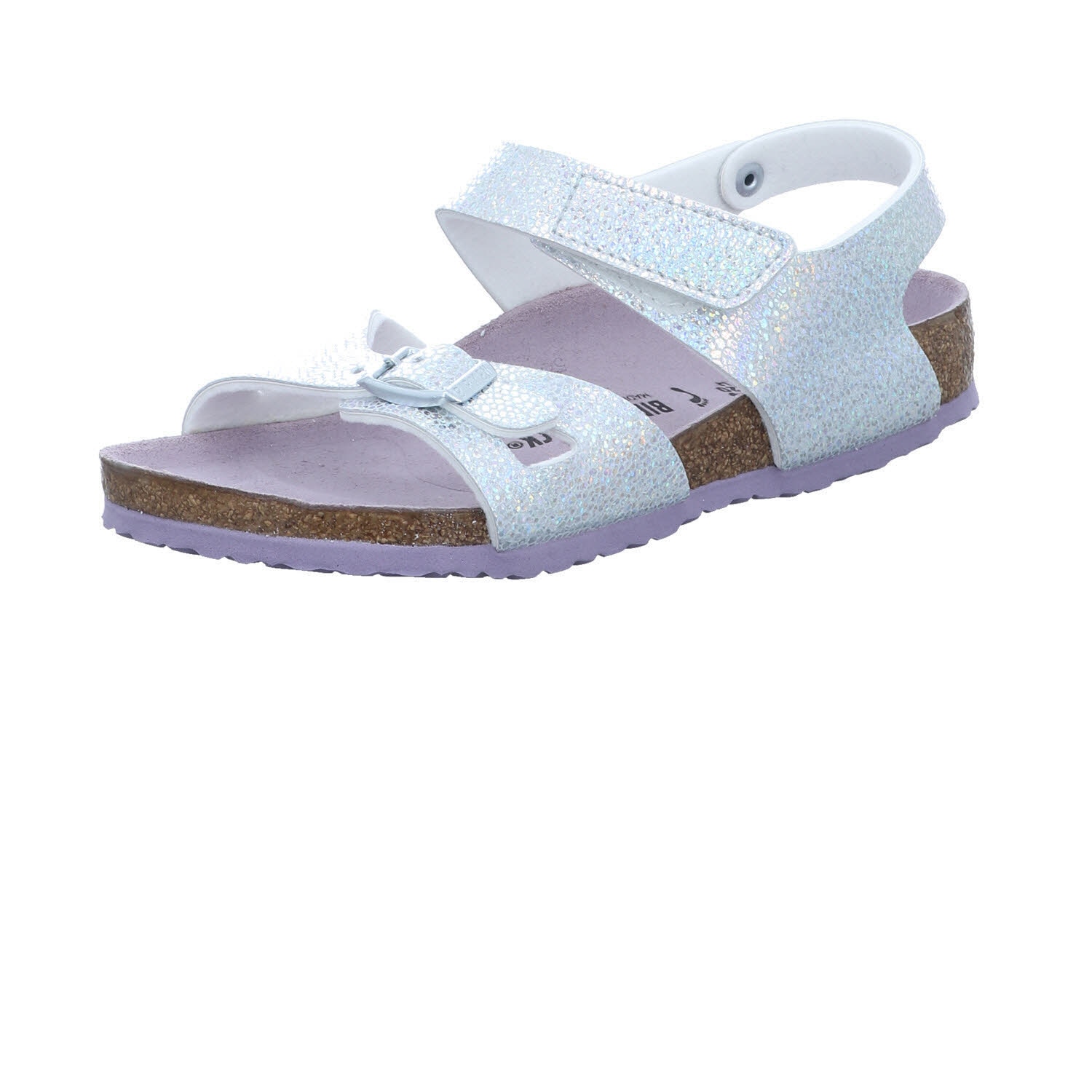 Sandale Birkenstock Colorado MF, EVA/Material sintetic, Argintiu/Maro, 29 EU