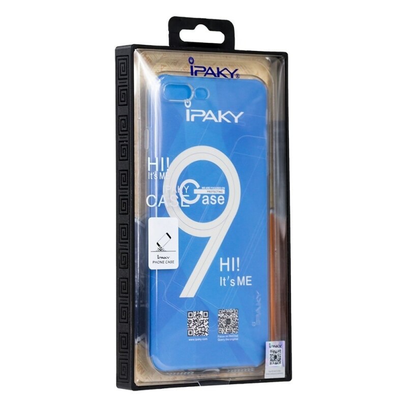 Set Husa Pentru SAMSUNG Galaxy S8 Si Folie Siliconata Full Face, Transparent. Ipaky Effort