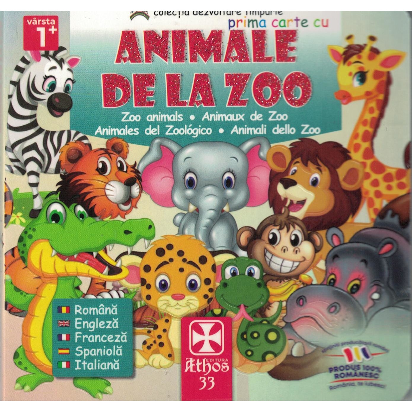 Prima carte cu animale de la zoo - Colectiv