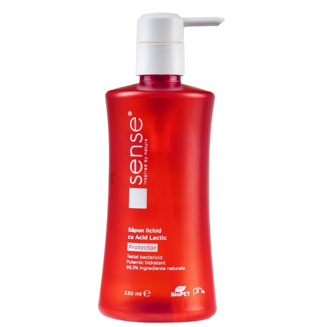 Sapun lichid cu Acid Lactic Sense, testat bactericid - 330 ml